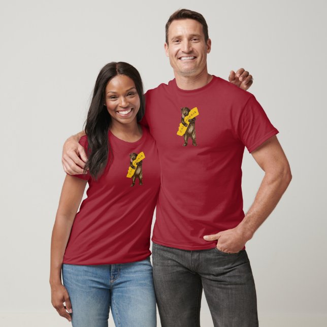 California Bear Hug I Love California  T-Shirt (Unisex)