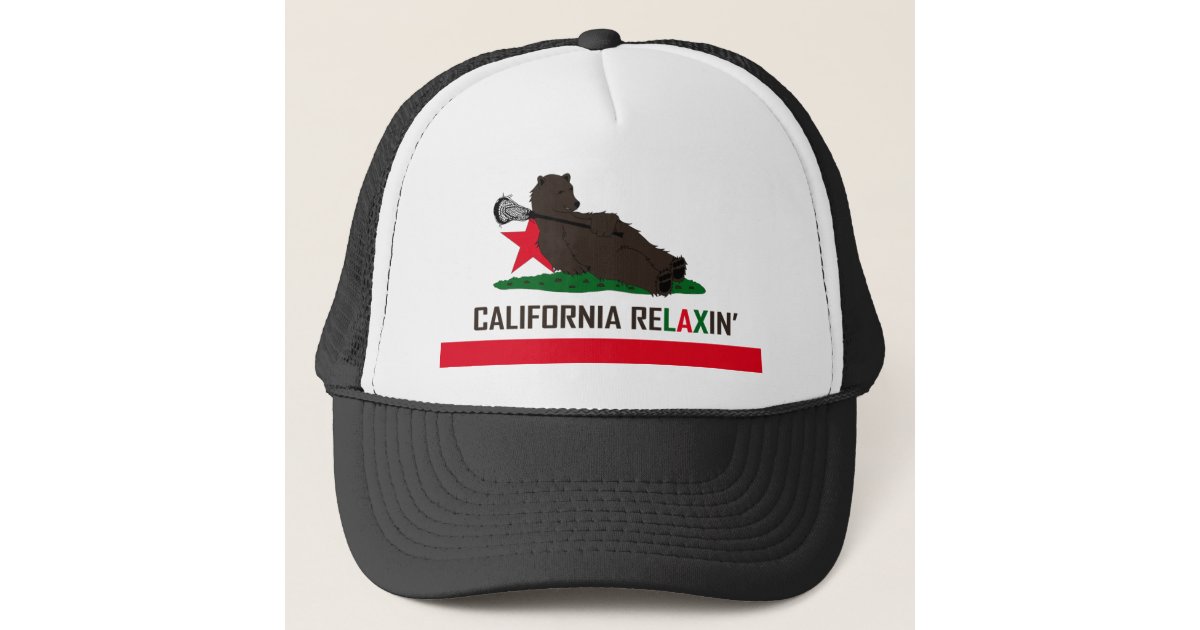 California Bear Lacrosse Trucker Hat Zazzle