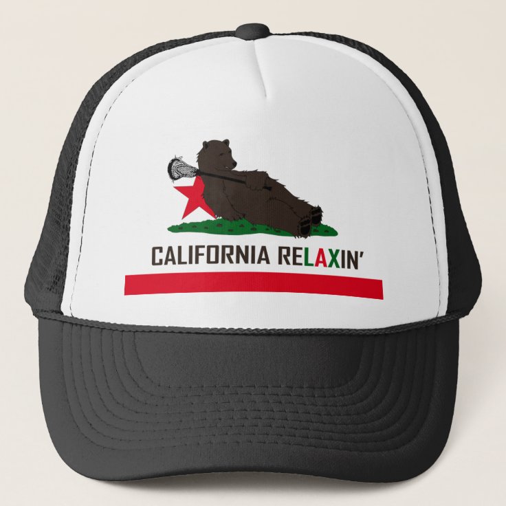California Bear Lacrosse Trucker Hat Zazzle