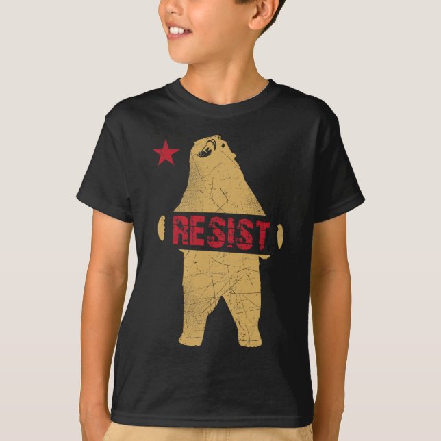 California Bear Shirt Resist  (Front)