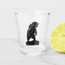 California Bear shot glass