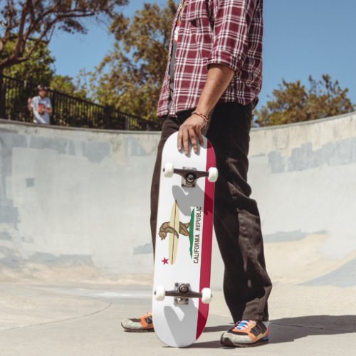 California Bear Surf and Skate Skateboard Deck