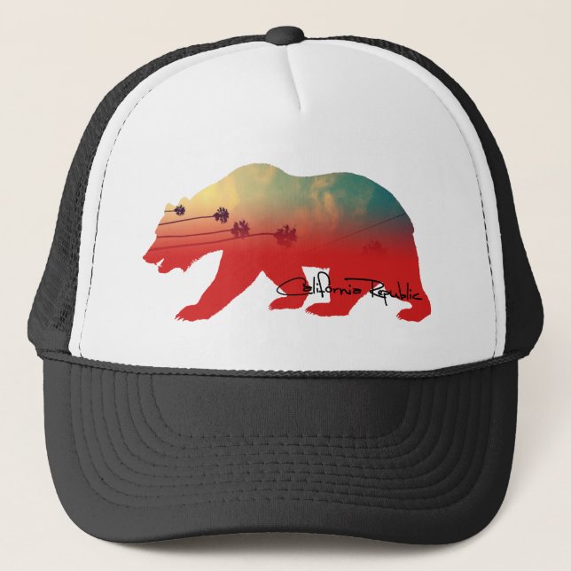 California Bear Trucker Hat (Front)