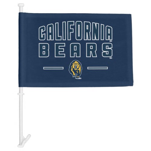 California Bears  Cal Berkeley 5 Car Flag