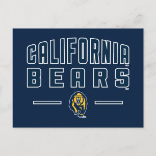 California Bears Cal Berkeley 5 Postcard