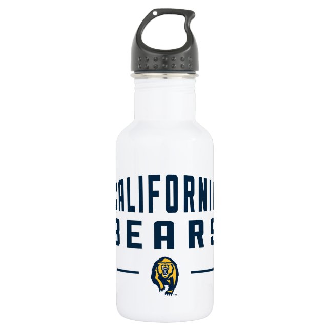 California Bears | Cal Berkeley Stainless Steel Water Bottle (Front)