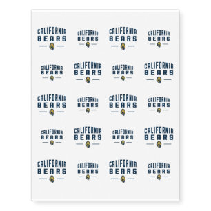 California Bears Cal Berkeley Temporary Tattoos