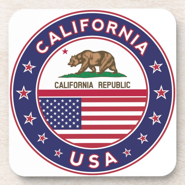 California Beverage Coaster (Front)
