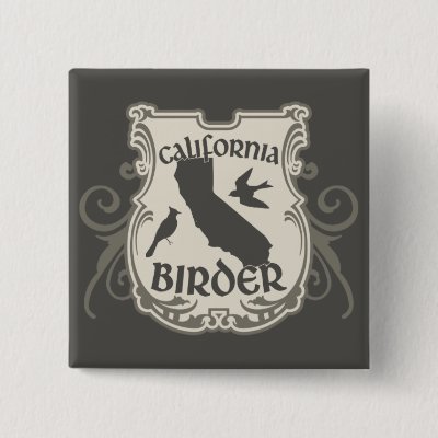 California Birder Button
