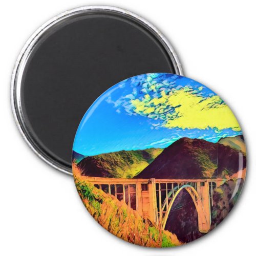 California _ BIXBY CREEK _ Bridge Magnet