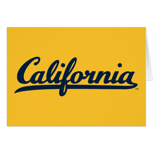 California Blue Script (Front Horizontal)