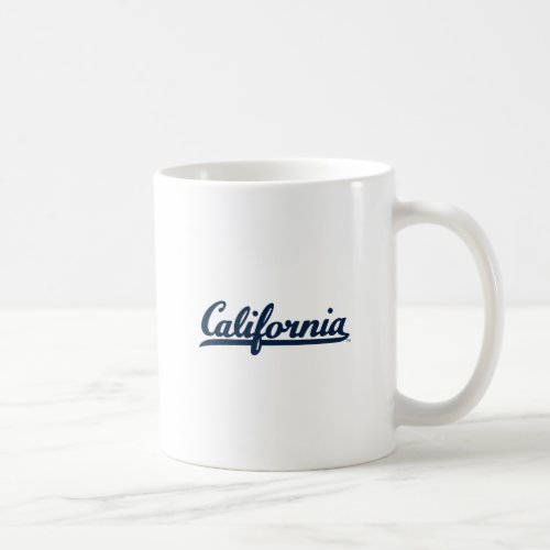 California Blue Script Coffee Mug