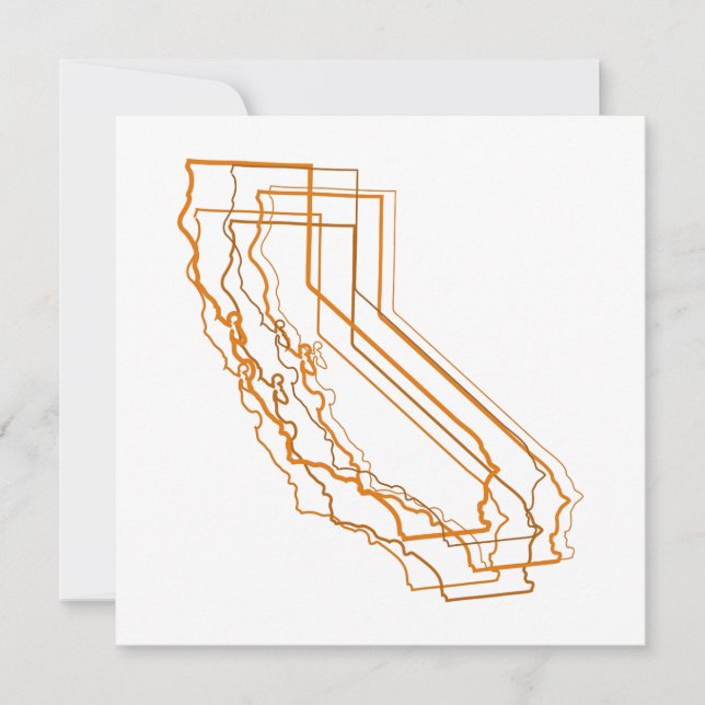 california blur invitation (Front)