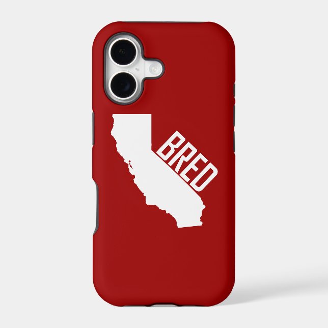 California Bred Iphone Case (Back)