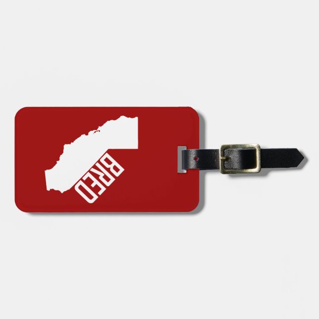 California Bred Luggage Tag (Front Horizontal)