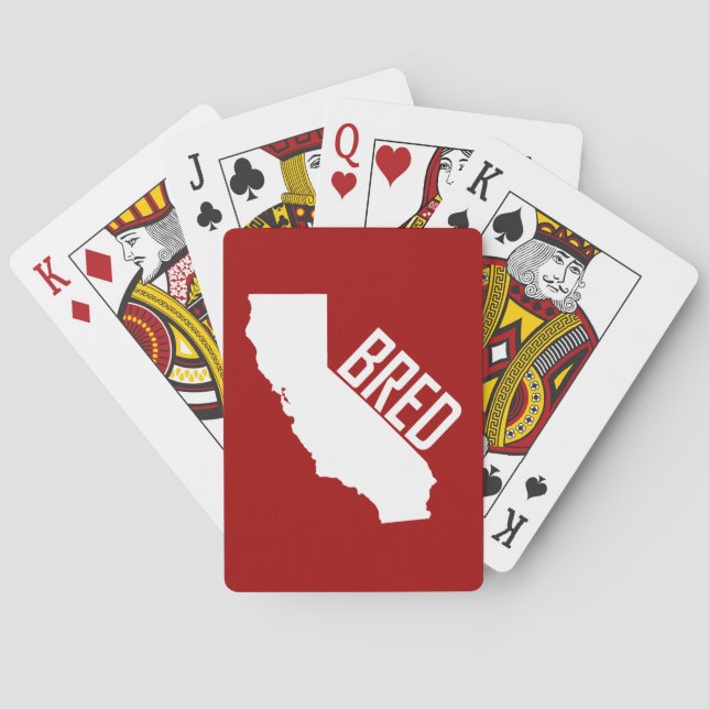 California Bred Poker Cards (Back)