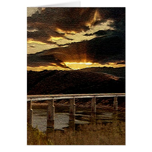 California Bridge Sunrise Cards (Front)