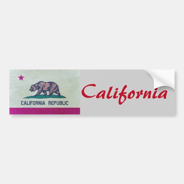 California Bumper Sticker (Front)