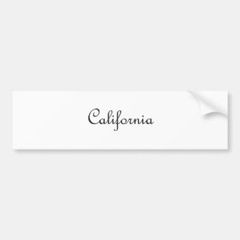California Bumper Sticker by CuteLittleTreasures at Zazzle