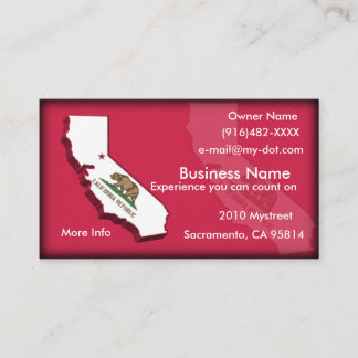 California Business Card