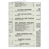 California Business Index Page (Front)