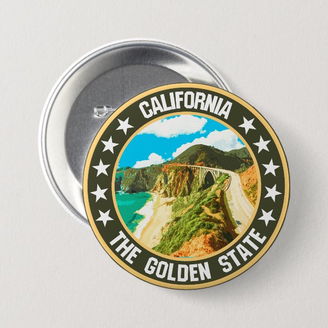 California Button (Front & Back)