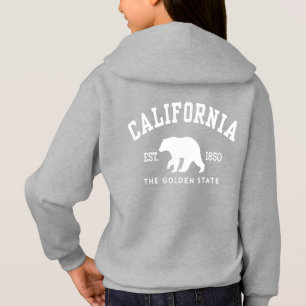California CA Bear Hoodie