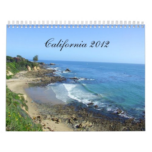 California Calendar 2012 Travel Calendar CA