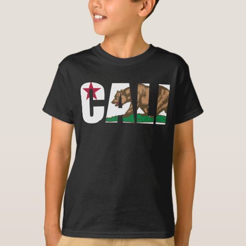California Cali Flag T_Shirt