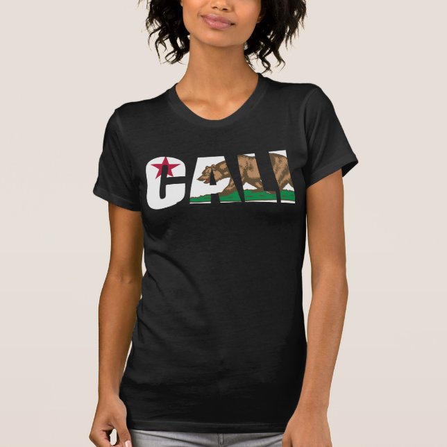 California Cali Flag T-Shirt (Front)