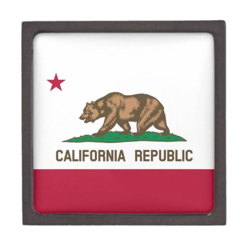 California Cali Republic Bear Flag US States Gift Gift Box