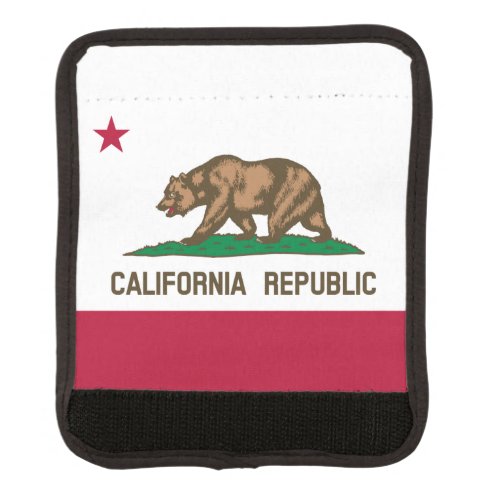 California Cali Republic Bear Flag US States Lugg Luggage Handle Wrap