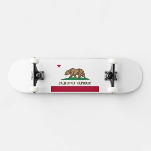 California Cali Republic Bear Flag US States Skat Skateboard