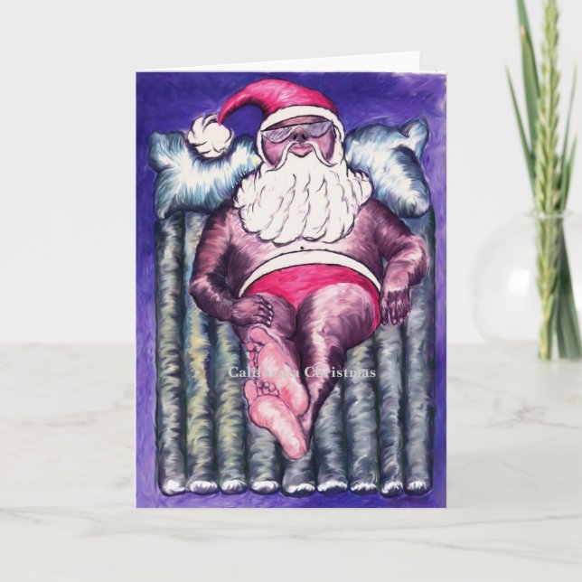 California California Holiday Card (Front)