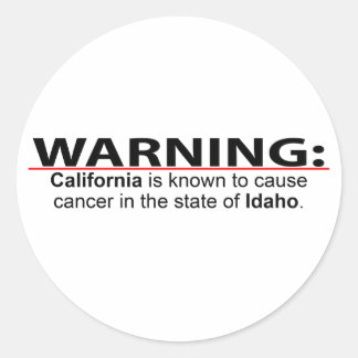 California Cancer Classic Round Sticker