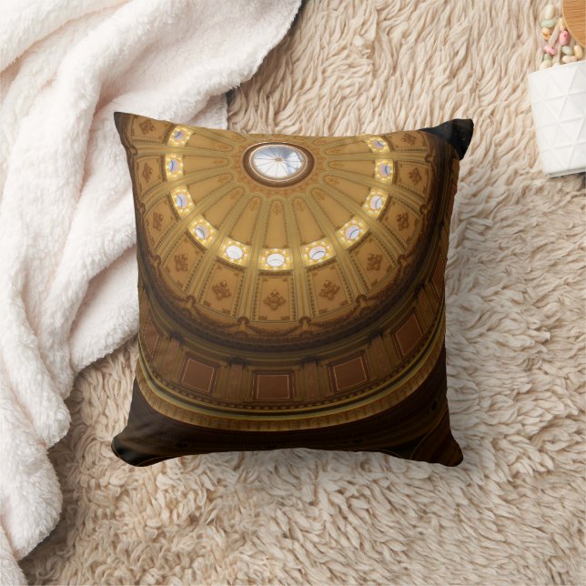 California Capitol Dome Throw Pillow (Blanket)