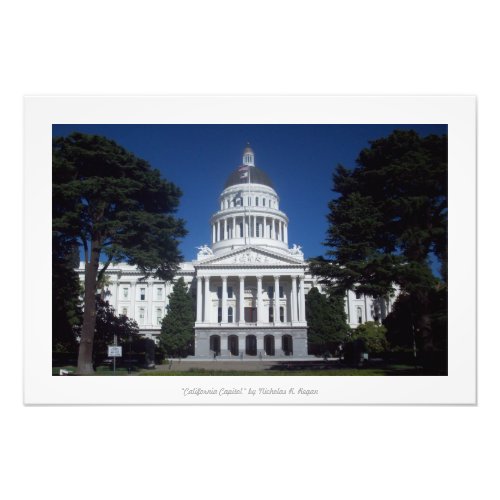 California Capitol Sacramento Photo Print