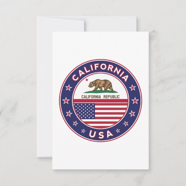 California Card (Front)