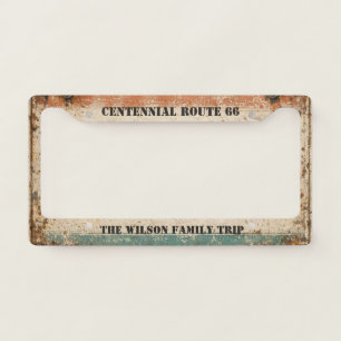 California Centennial Mother Road Plate License Plate Frame