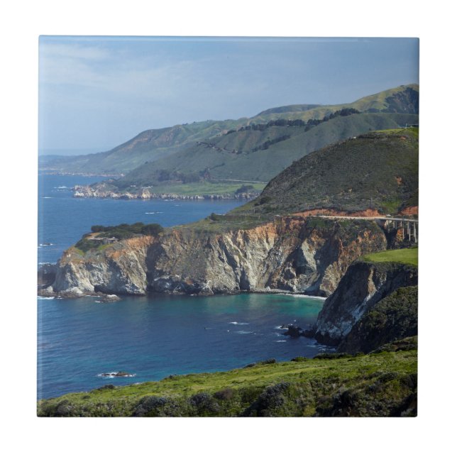 California Central Coast Ceramic Tile (Front)