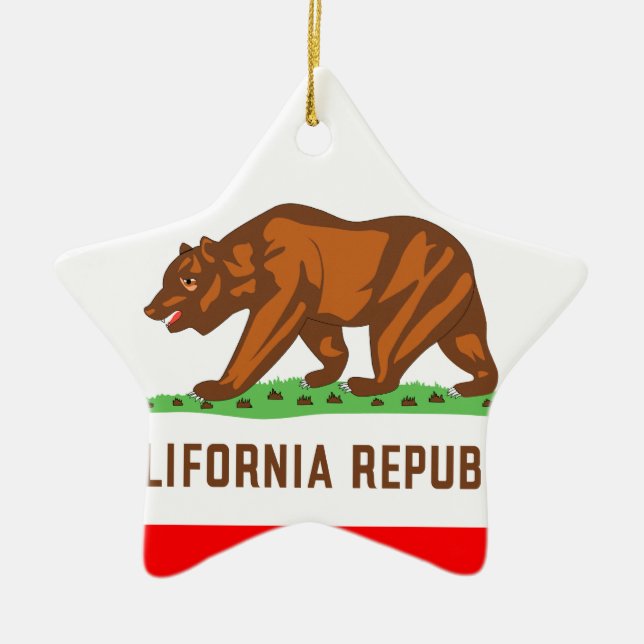 CALIFORNIA CERAMIC ORNAMENT (Front)