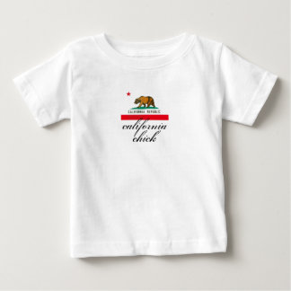 california chick + flag baby T-Shirt