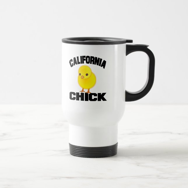 California Chick Travel Mug (Right)