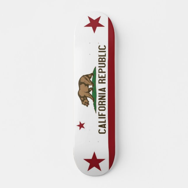 California Classic Republic Skateboard Deck (Front)