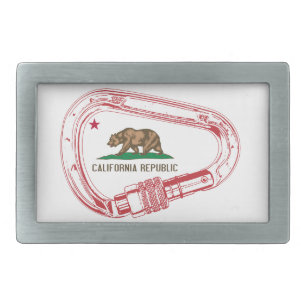 California Climbing Carabiner Belt Buckle