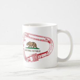 California Climbing Carabiner Coffee Mug
