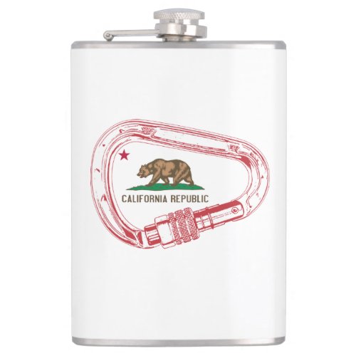 California Climbing Carabiner Flask