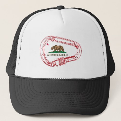 California Climbing Carabiner Trucker Hat