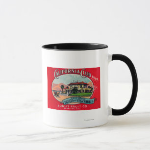California Club Can LabelBerkley, CA Mug