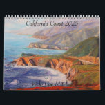 California Coast 2025 Calendar<br><div class="desc">2025 Calendar of the California Coast with original paintings by Vicki Coe Mitchell.</div>